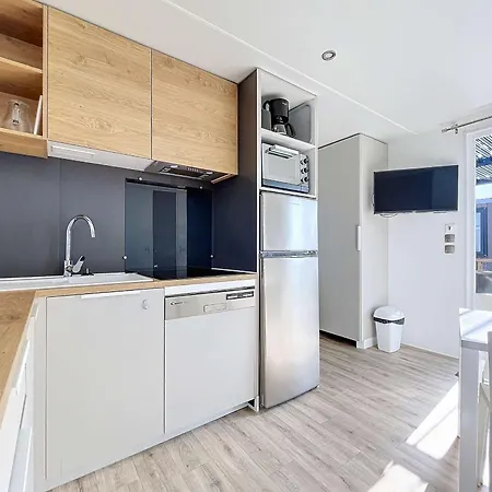Mobil-home Grand Confort 6 Pers, 3 Chambres, Terrasse, A 200m, Piscine Chauffee - Fr-1-361a-22